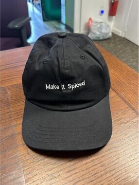 Bacardi "Make it Spiced" Black Adjustable Baseball Hat Cap